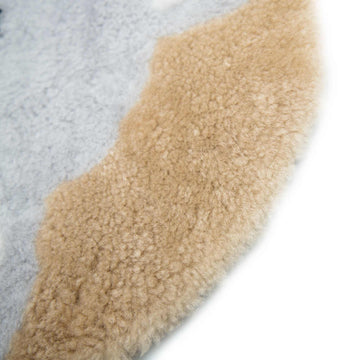 Sheepskin Cushion Animal graphics, soft and breathable